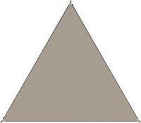 Sonnensegel BENT TC Zip-Canvas Single, Farbe ocker