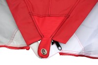 Sonnensegel BENT Zip-Protect Canvas Single Farbe rot