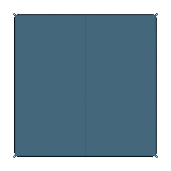 Teppich BENT Zip-Carpet Farbe uni dunkelgrau