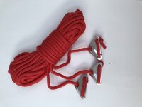 Abspannleine BENT _3 Stück_, Farbe rot