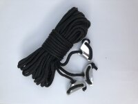 Abspannleine BENT _3 Stück_, Farbe schwarz