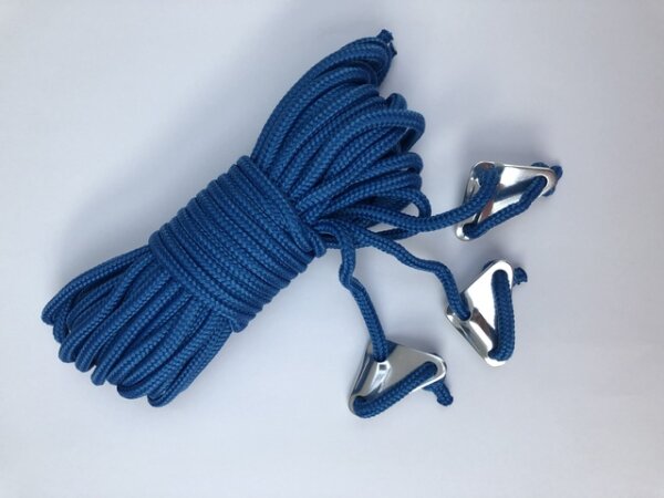 Abspannleine BENT _3 Stück_, Farbe hellblau