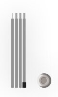 Aufstellstange BENT Stahl 180 cm x 19 mm