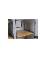 Küchenschrank Bo-Camp Kitchen Island Hampton Farbe grau