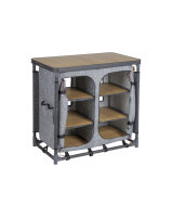 Küchenschrank Bo-Camp Kitchen Island Hampton Farbe grau