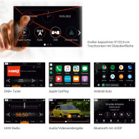 Infotainer XZENT X-127, mit CarPlay und Android Auto