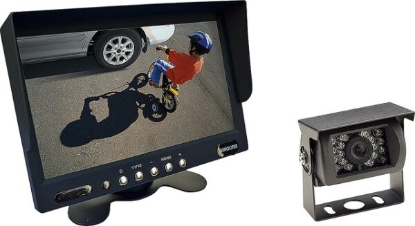 Kamera-Set CARGUARD mit 120 Grad Rückfahrkamera Farbe schwarz