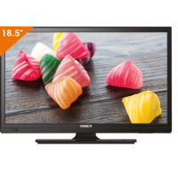 Fernseher TV 19 Zoll DVB-T2 schwarz
