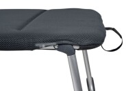 Dreibeinliege CRESPO Air Elite XL Fb. grau