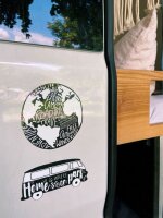 Autoaufkleber Advanture Shop Home is where you park it