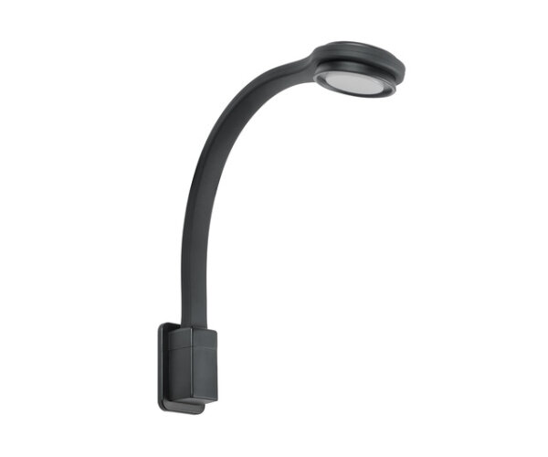 LED Schwanenhalsleuchten FAWO rund Farbe schwarz