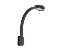 LED Schwanenhalsleuchten FAWO rund Farbe schwarz