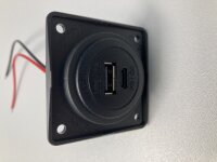 Ladesteckdose Integro  12 V USB A+C mit Power Delivery, 30W