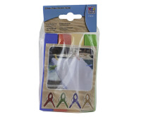 Strandhandtuch Halter 4 Stück Fb. multicolor