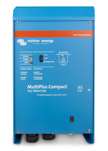 Wechselrichter / Ladegerät Victron Energy MultiPlus C 12/1200/50-16