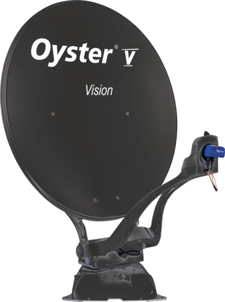 Sat Anlage automatisch Oyster 5 Vision 85 Twin SKEW Farbe anthrazit