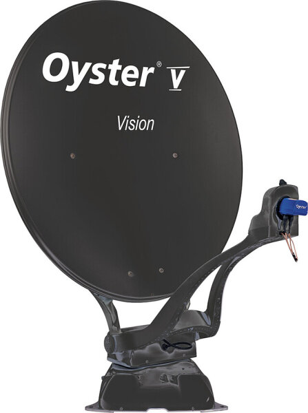 Satanlage automatisch Oyster 5 Premium 85 Twin Farbe anthrazit inkl. Smart TV 22 Zoll