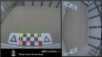 Rundumsichtsystem CAMOS 4-Kamer HD-TVI NS-4 3D ohne Monitor