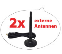 Rückfahrkamera-Set CAR GUARD 7 Zoll Monitor+Funk R.Kamera bis 4 Kameras