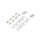 Montageset Dometic Heki 2 / 3 / 4 Dachstärke 39 - 46 mm