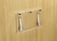 Tischplattenhalter für abklappbare Tischplatten Aluminium 25,2 cm