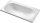 Waschbecken Carysan tiefe Mulde 642 x 160 x 343 mm Farbe weiß