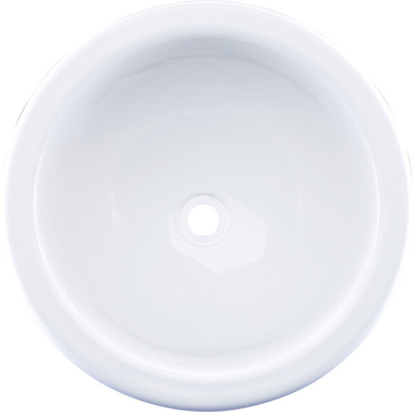 Einlegemulde Comet mini rund Ø 230 mm Farbe weiß glänzend