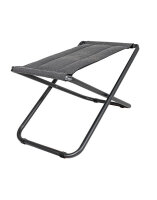 Beinauflage CRESPO Lounger Tex-Supreme Alu, Farbe grau