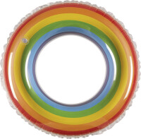 Schwimmring HAPPY PEOPLE Rainbow, Farbe bunt