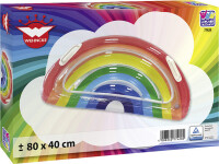 Surfer Rainbow HAPPY PEOPLE Luftmatratze, Farbe bunt