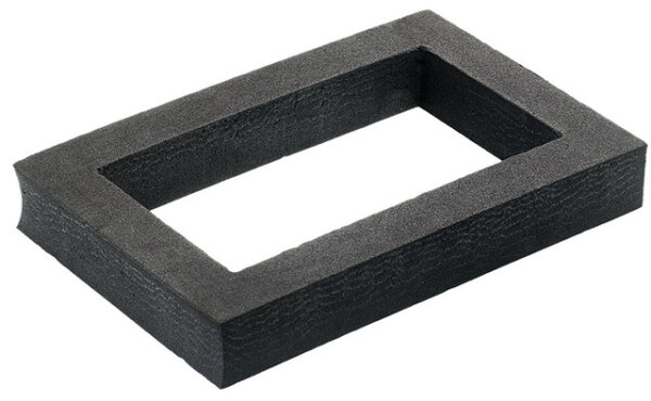 Klimaanlagenadapter Kit Telair für Fahrzeuge mit Dachdicke _ 40 mm, Farbe schwarz