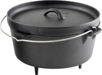 Dutch Oven 8.2 l Robens Topf mit Deckel Farbe schwarz
