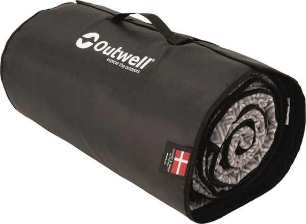 Teppich Outwell zu Heckklappenzelt Woodcrest Farbe black & grey