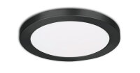 LED Aufbau/Einbauleuchte SCL Slim Flex, 6 W, 3000 K, schwarz