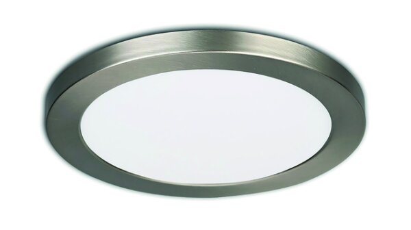 LED Aufbau/Einbauleuchte SCL Slim Flex, 12 W, 3000 K, nickel gebürstet