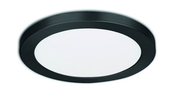 LED Aufbau/Einbauleuchte SCL Slim Flex, 12 W, 3000 K, schwarz