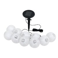 LED Solar-Lichterkette EGLO 10-flammig Farbe...
