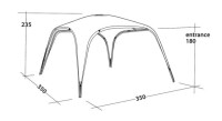 Pavillon Outwell Summer Lounge L Farbe blue