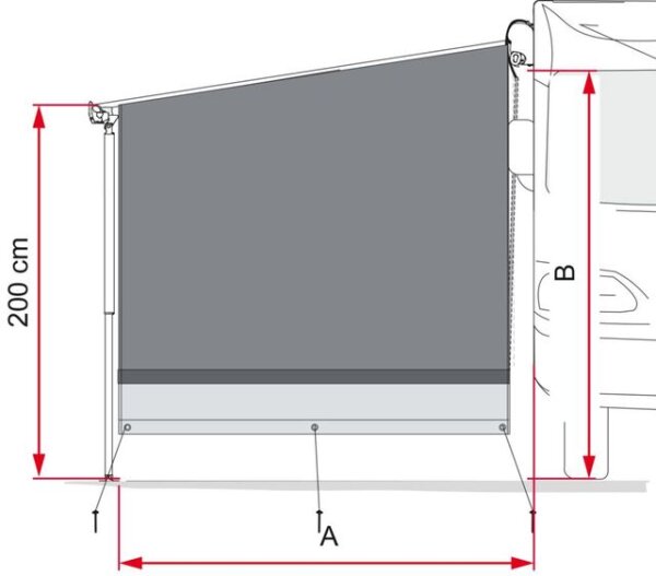 Seitenwand FIAMMA Side Block F45/F80