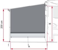 Seitenwand FIAMMA Side Block F45/F80