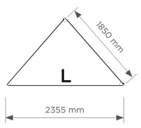 Wandpaneele Subsola Vorderpaket 260 cm