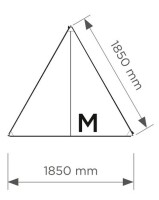 Wandpaneele THULE Subsola Medium Panel 200 cm