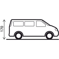 Heckklappenzelt BRUNNER passend für Pilote Caddy 5 f. VWCaddy 5 Farbe grau