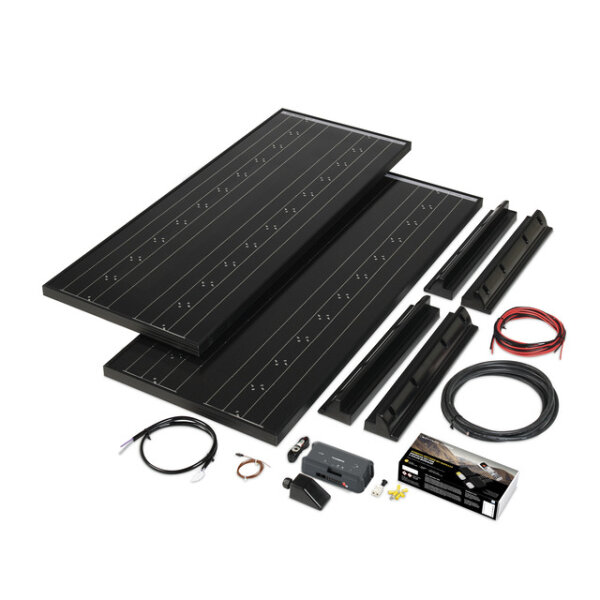 Solar-Komplettanlage BÜTTNER ELEKTRONIK CDS MT 260-2, 2 x 130 W