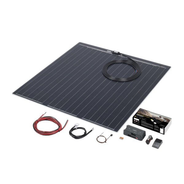 Solar-Komplettanlage BÜTTNER ELEKTRONIK Flat-Light MT 240-2 FL, 2 x 120 W
