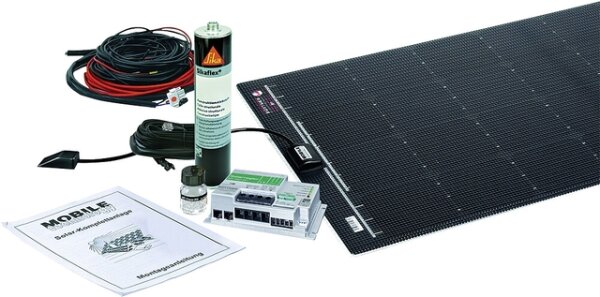 Solar-Komplettanlage BÜTTNER ELEKTRONIK Flat-Light MT 340-2 FLQ, 2 x 170 W