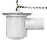 Siphon-Geruchsverschluß 19 mm , Farbe weiß