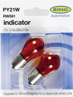KFZ-Lampe BA 15 / 12 V / 21 W Ø 22 mm, D Farbe...