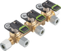 Verteilerblock GOK mit Kipphebel lang Typ KSV-AB3 PS16...