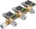 Verteilerblock GOK mit Kipphebel lang Typ KSV-AB3 PS16bar RVS10 x 3xRVS8 x RVS10 ML + DL SV